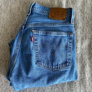 501 Levi high rise jeans